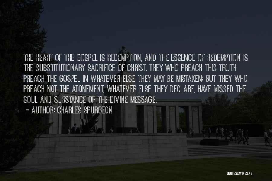 The Atonement Of Christ Quotes By Charles Spurgeon