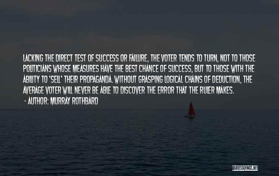 The Average Voter Quotes By Murray Rothbard