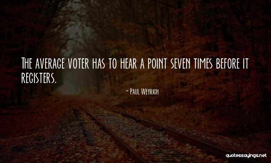 The Average Voter Quotes By Paul Weyrich