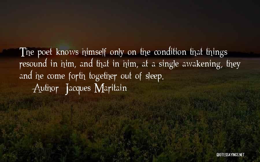 The Awakening Sleep Quotes By Jacques Maritain