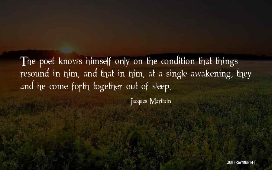 The Awakening Sleep Quotes By Jacques Maritain