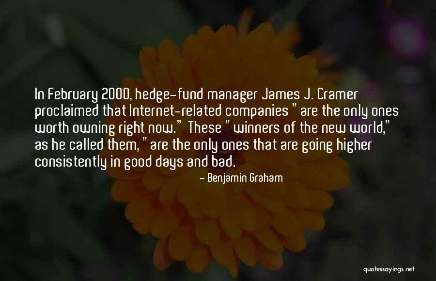 The Bad Days Quotes By Benjamin Graham