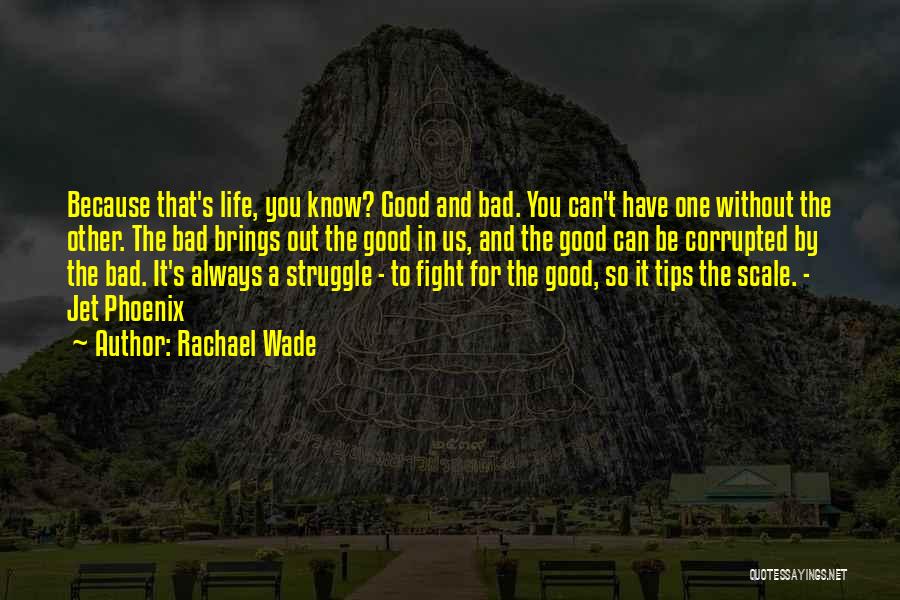 The Balance Of Good And Bad Quotes By Rachael Wade