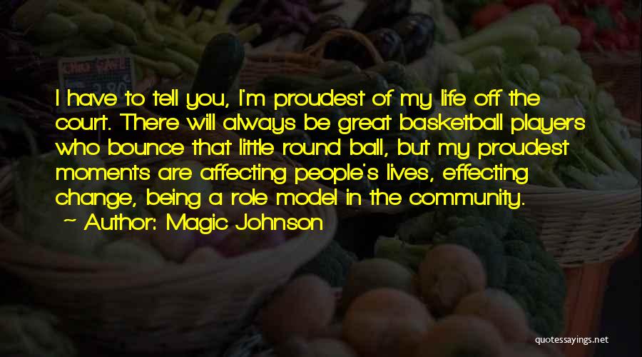The Basketball Court Quotes By Magic Johnson