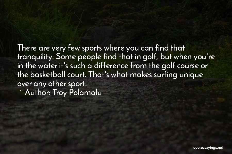 The Basketball Court Quotes By Troy Polamalu