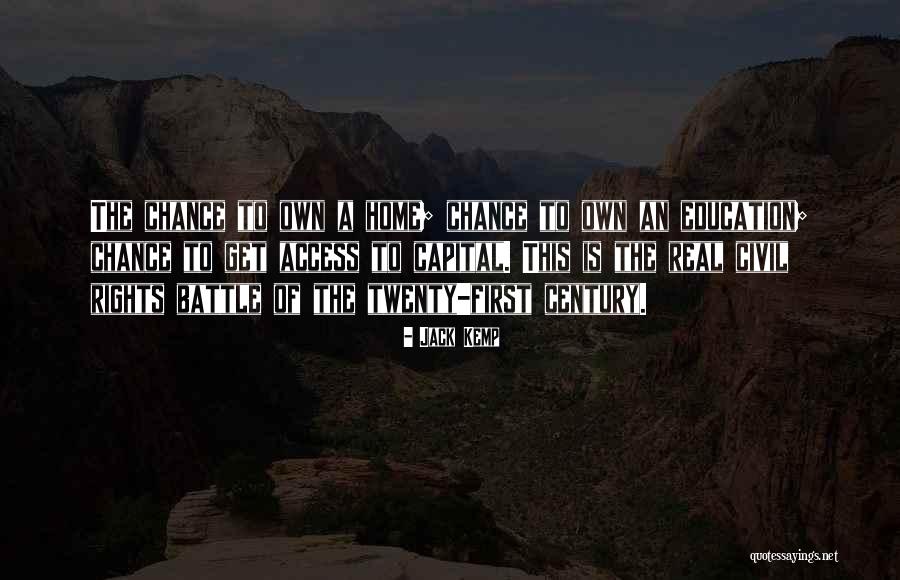 The Battle Is Real Quotes By Jack Kemp The Battle Is Real Quotes By Jack Kemp