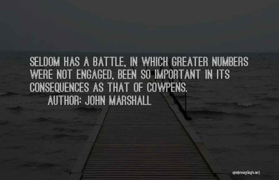 The Battle Of Cowpens Quotes By John Marshall