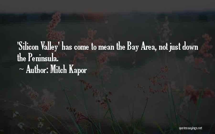 The Bay Area Quotes By Mitch Kapor