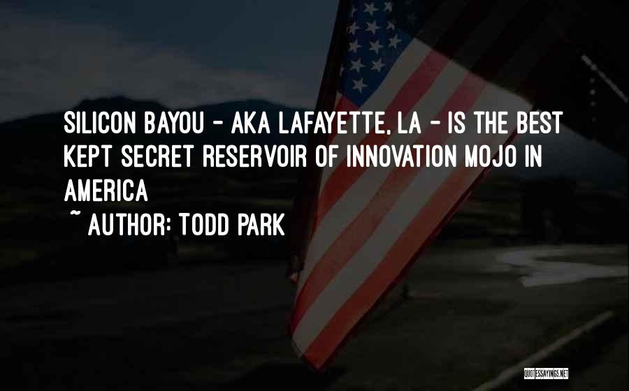 The Bayou Quotes By Todd Park