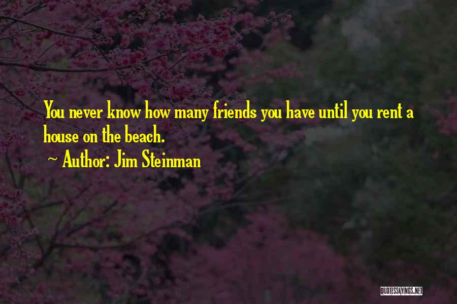 The Beach And Best Friends Quotes By Jim Steinman