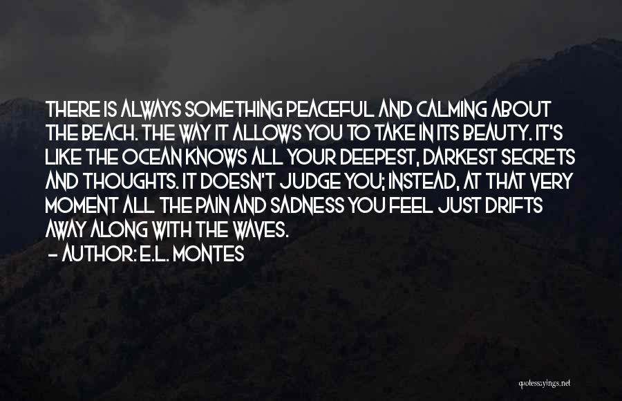The Beach And Ocean Quotes By E.L. Montes