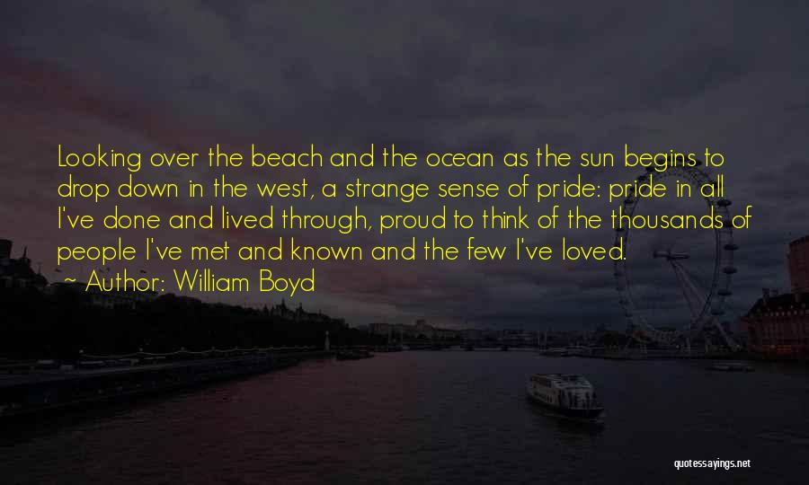 The Beach And Ocean Quotes By William Boyd