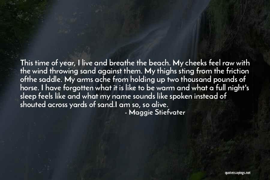 The Beach And Sand Quotes By Maggie Stiefvater