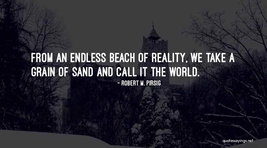 The Beach And Sand Quotes By Robert M. Pirsig