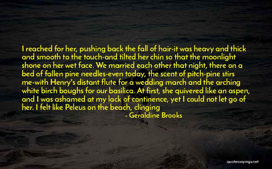 The Beach At Night Quotes By Geraldine Brooks