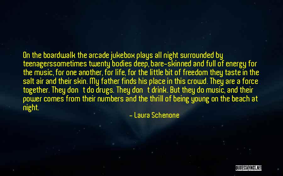 The Beach At Night Quotes By Laura Schenone