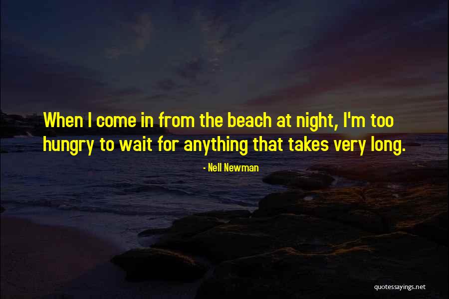 The Beach At Night Quotes By Nell Newman