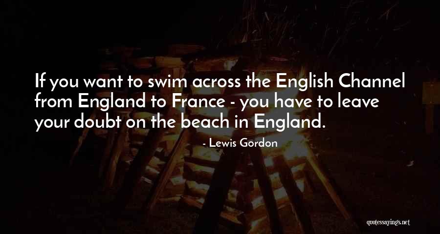 The Beach Quotes By Lewis Gordon