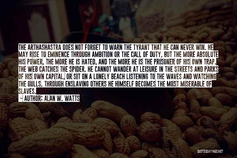 The Beach Waves Quotes By Alan W. Watts