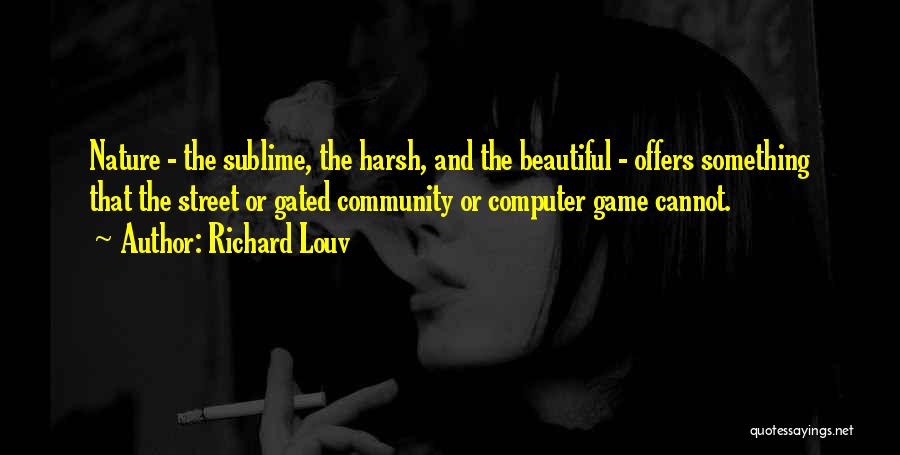 The Beautiful Game Quotes By Richard Louv