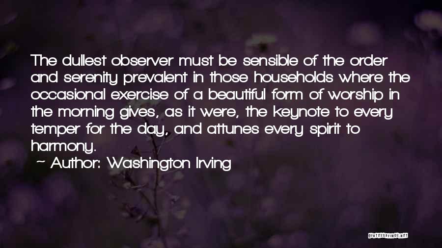 The Beautiful Morning Quotes By Washington Irving