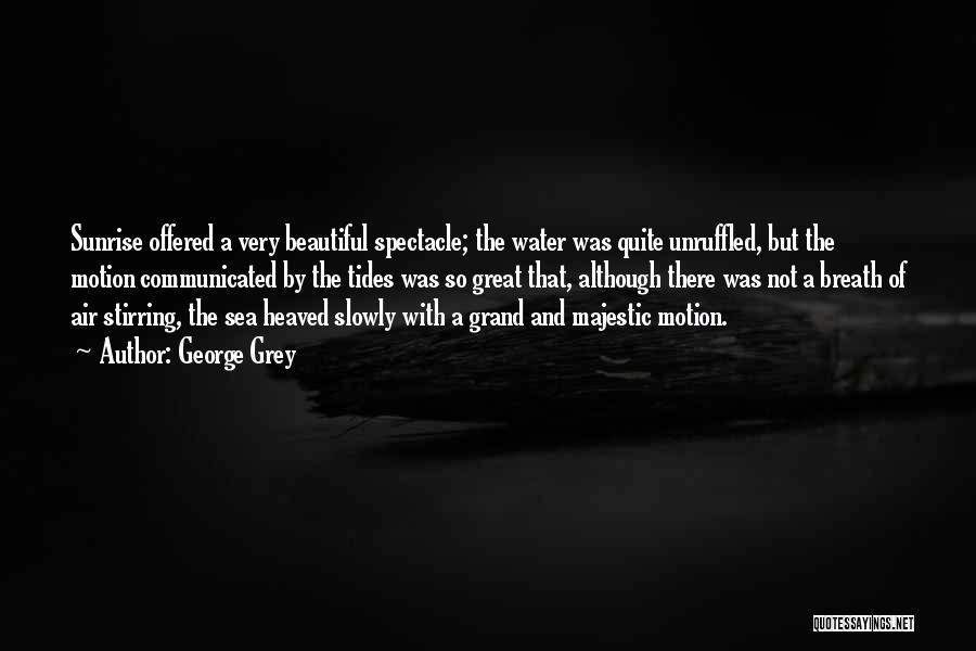 The Beautiful Sea Quotes By George Grey