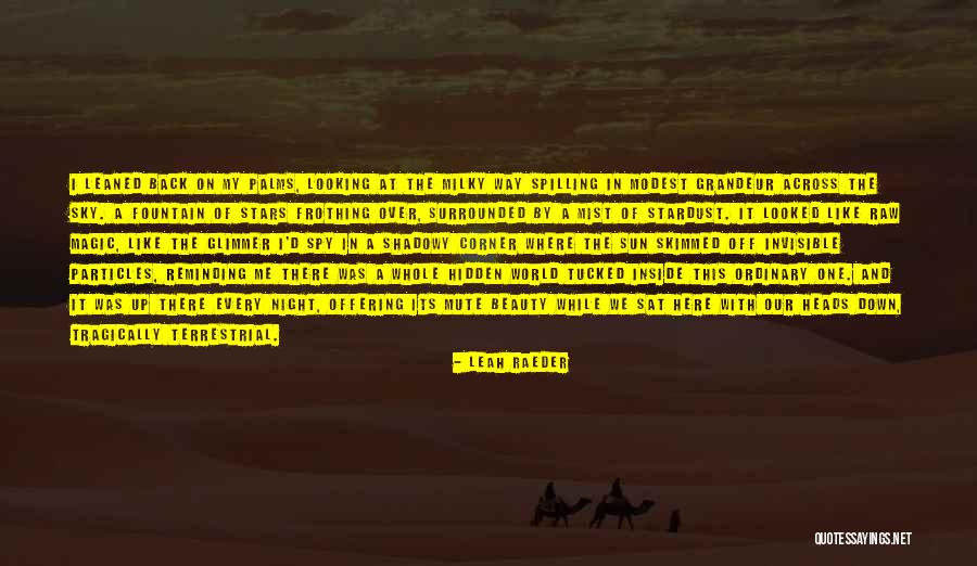 The Beauty Of Our World Quotes By Leah Raeder The Beauty Of Our World Quotes By Leah Raeder