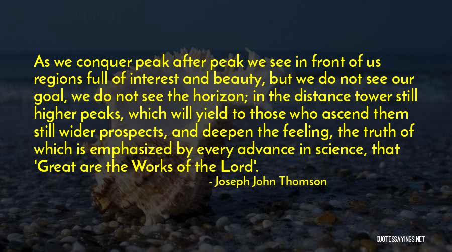 The Beauty Of Science Quotes By Joseph John Thomson