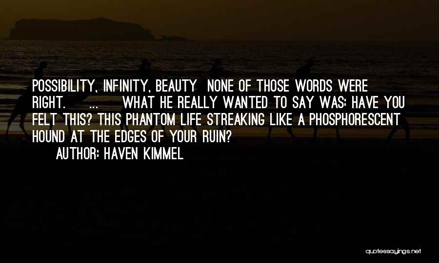 The Beauty Of Words Quotes By Haven Kimmel