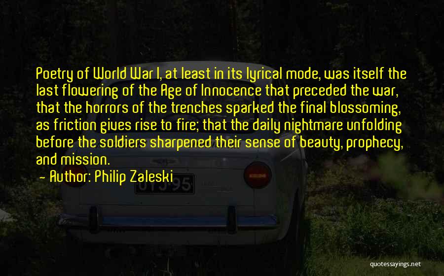The Beauty Of Writing Quotes By Philip Zaleski