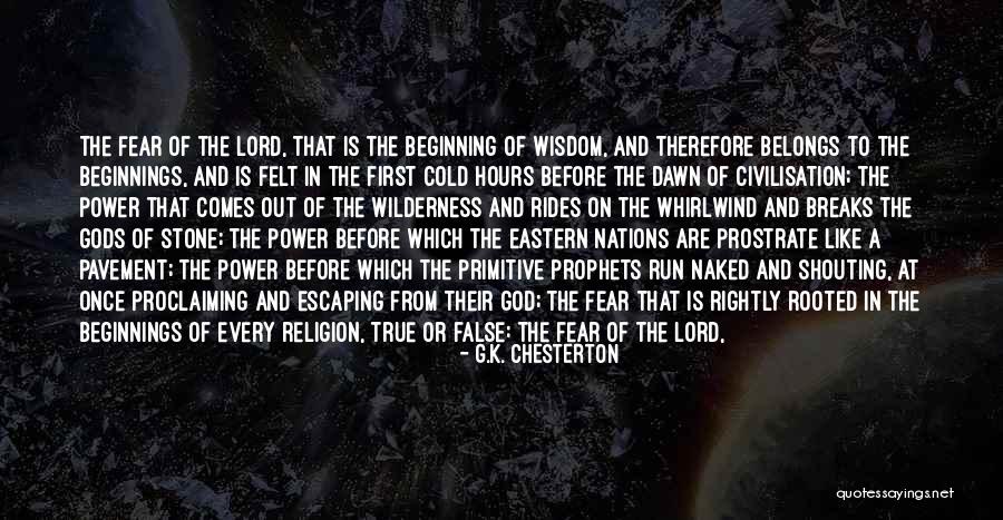 The Beginning Not The End Quotes By G.K. Chesterton