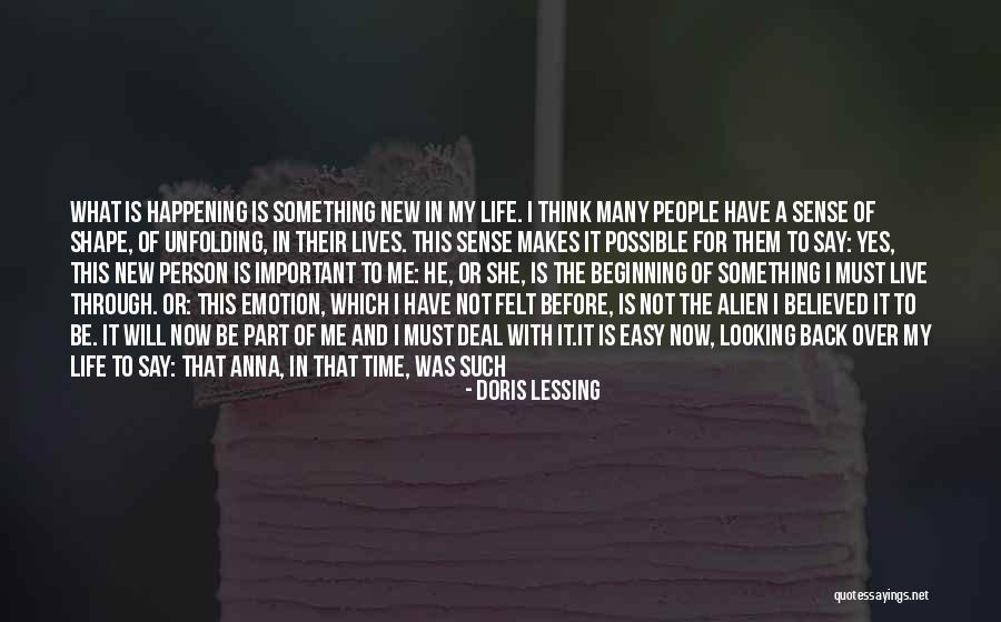 The Beginning Of A New Year Quotes By Doris Lessing