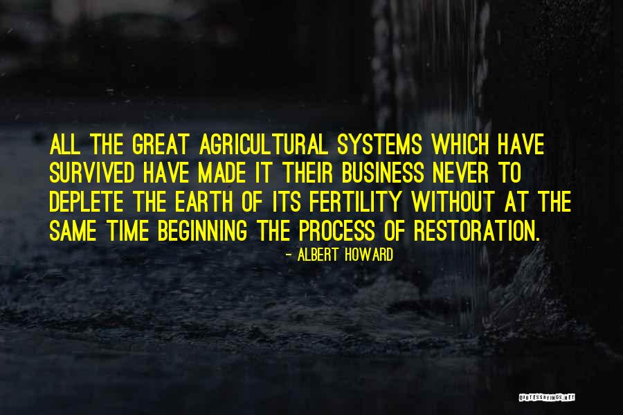 The Beginning Of Something Great Quotes By Albert Howard The Beginning Of Something Great Quotes By Albert Howard