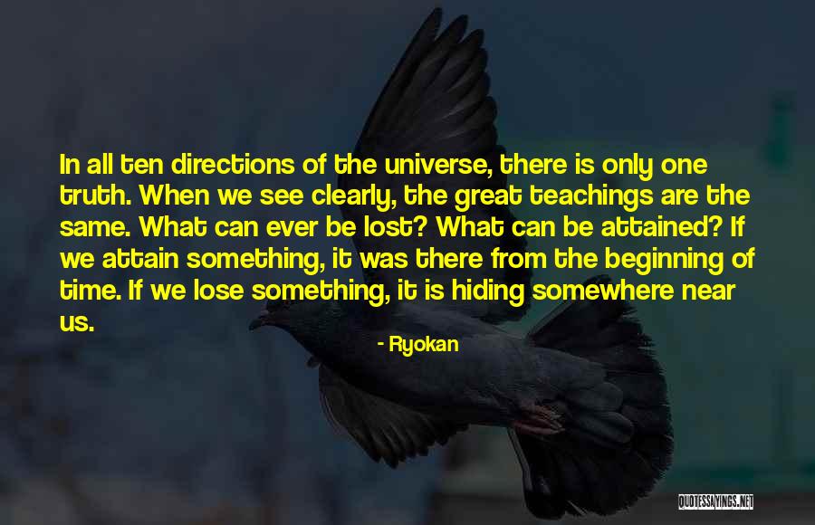 The Beginning Of Something Great Quotes By Ryokan The Beginning Of Something Great Quotes By Ryokan