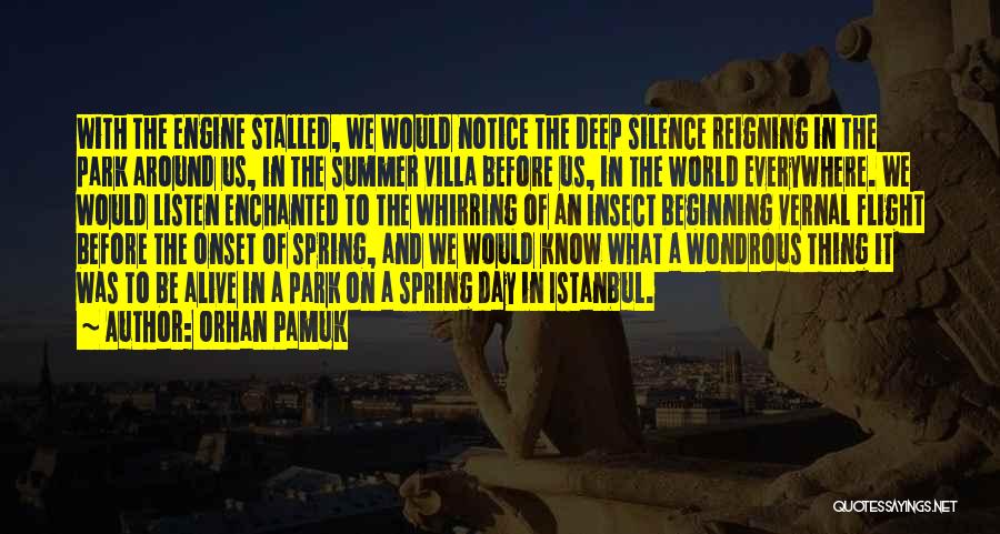 The Beginning Of Summer Quotes By Orhan Pamuk