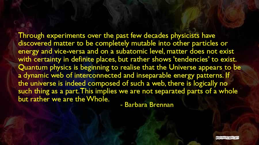 The Beginning Of The Universe Quotes By Barbara Brennan