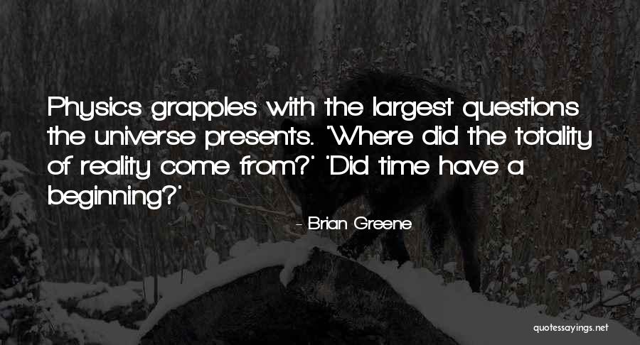 The Beginning Of The Universe Quotes By Brian Greene