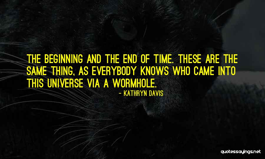 The Beginning Of The Universe Quotes By Kathryn Davis