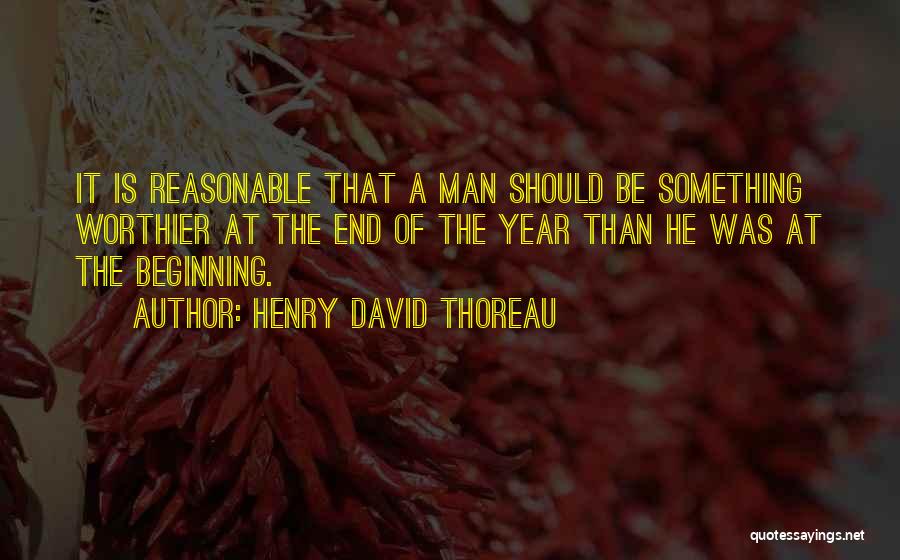 The Beginning Of The Year Quotes By Henry David Thoreau