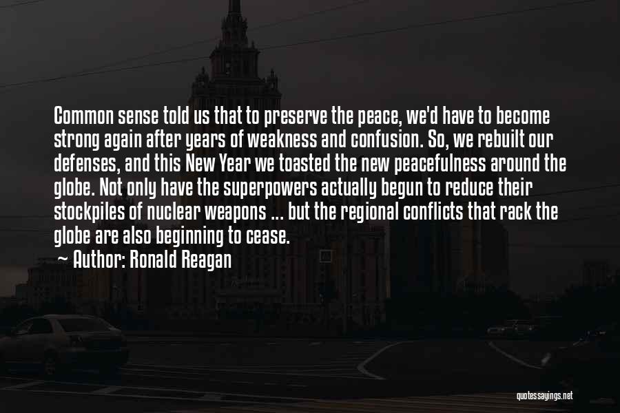 The Beginning Of The Year Quotes By Ronald Reagan