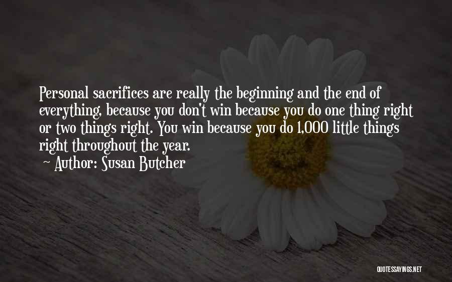 The Beginning Of The Year Quotes By Susan Butcher