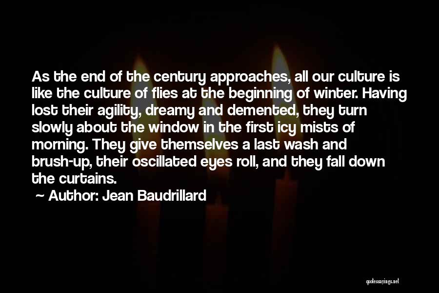 The Beginning Of Winter Quotes By Jean Baudrillard