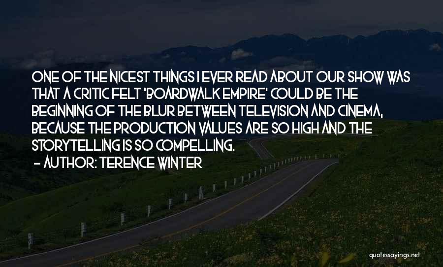 The Beginning Of Winter Quotes By Terence Winter