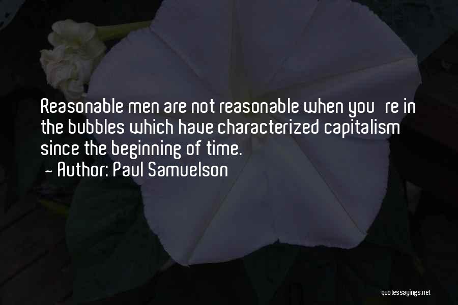 The Beginning Quotes By Paul Samuelson