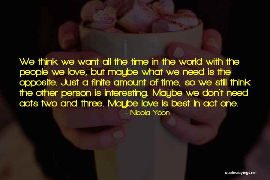 The Best All Time Love Quotes By Nicola Yoon The Best All Time Love Quotes By Nicola Yoon