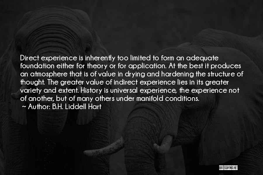 The Best Atmosphere Quotes By B.H. Liddell Hart