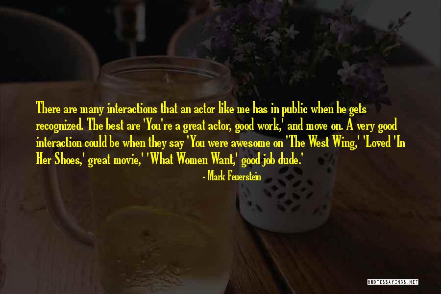 The Best Awesome Quotes By Mark Feuerstein The Best Awesome Quotes By Mark Feuerstein