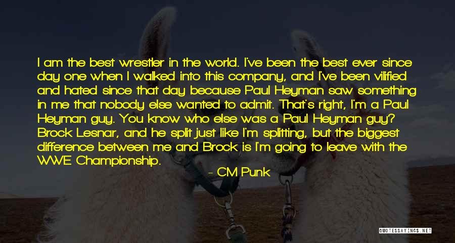 The Best Day Ever Quotes By CM Punk The Best Day Ever Quotes By CM Punk