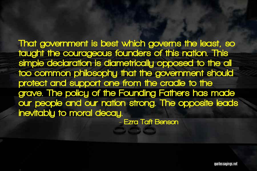 The Best Fathers Quotes By Ezra Taft Benson