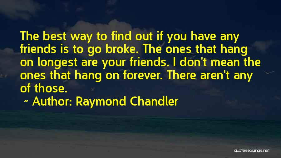 The Best Friends Forever Quotes By Raymond Chandler
